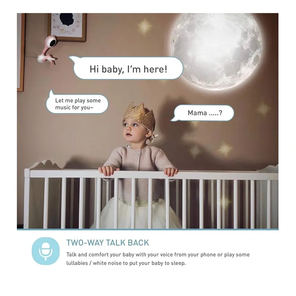 Lollipop smart Baby Monitor with true crying detection